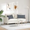 vidaXL Sofakissen 2 St&uuml;ck Dunkelgrau 80 x 40 cm Cordstoff