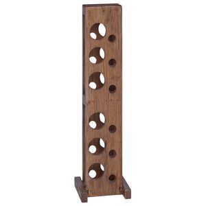 vidaXL Regal Massives Mahagoni Holz Braun