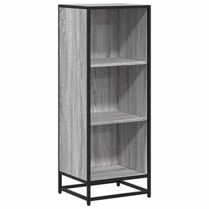 vidaXL B&uuml;cherregal Grau Sonoma 40x35x107,5 cm Holzwerkstoff