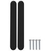 vidaXL Schrankgriff 12 pcs Schwarz 121 x 16.6 x 28.3 mm Eisen
