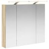 vidaXL Badezimmerspiegelschrank Sonoma-Eiche 80 x 14,5 x 70 cm