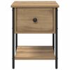 vidaXL Nachttisch Artisan-Eiche 34 x 35,5 x 45 cm Holzwerkstoff