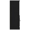 vidaXL Highboard Schwarz Eichen-Optik 132 x 35,5 x 103,5 cm