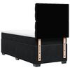 vidaXL Boxspringbett mit Matratze Schwarz 90x190 cm Samt