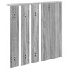 vidaXL Wandmontierter Kleiderst&auml;nder Grau Sonoma 84 x 10 x 80 cm