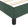 vidaXL Bettgestell ohne Matratze Dunkelgr&uuml;n 200x200 cm Samt