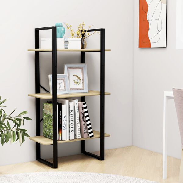 vidaXL Lagerregal Sonoma-Eiche 60x30x105 cm Holzwerkstoff