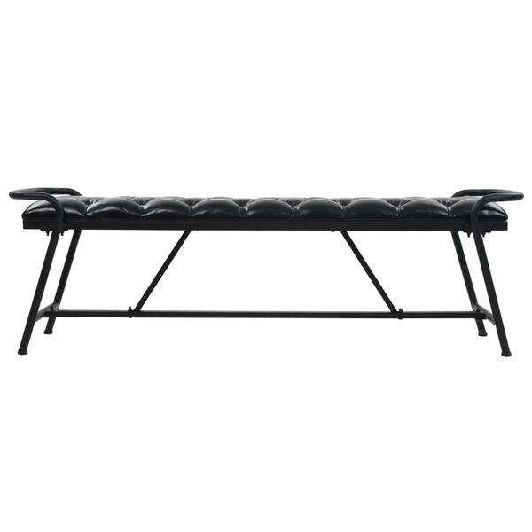 vidaXL Sitzbank Kunstleder-Polsterung 160 &times; 40,5 &times; 50,5 cm