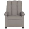 vidaXL Massagesessel Taupe Stoff