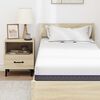 vidaXL Matratze Wei&szlig; und Grau 80 x 200 cm Jacquard-Stoff