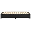 vidaXL Bettgestell ohne Matratze Schwarz 120x190 cm Kunstleder