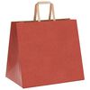 vidaXL Papiertragetaschen 50 Stk. mit Henkeln Rot 32x22x28 cm