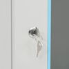 vidaXL 4U Wand-Netzwerkschrank 19" IP20 53x40x21 cm