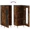 vidaXL Sideboard R&auml;uchereiche 34,5x34x90 cm Holzwerkstoff