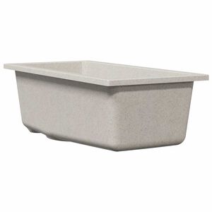 vidaXL K&uuml;chensp&uuml;le Beige 21 x 44 x 14 cm Granit