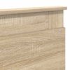 vidaXL Kopfteil mit Kopfteil Sonoma-Eiche 200 cm Holzwerkstoff