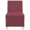 vidaXL Modulares Armfreies Sofa 2 pcs Rot 55 x 74 x 82 cm Stoff