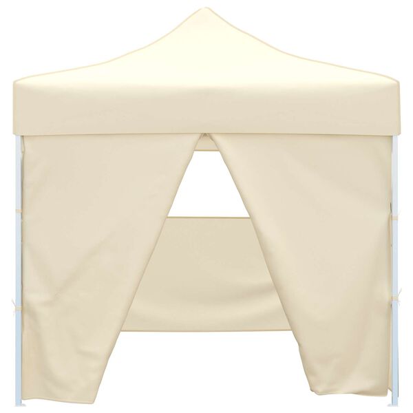 vidaXL Party-Zelt Creme 291 x 291 x 315 cm Oxford-Stoff