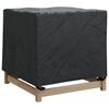 vidaXL M&ouml;belbezug Uni Schwarz 74 x 74 x 60 cm 600D Oxford Stoff