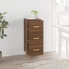 vidaXL Sideboard Braun Eichen-Optik 34,5x34x90 cm Holzwerkstoff