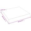 vidaXL Tischplatte 40x40x(2-6) cm Massivholz Behandelt Baumkante