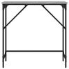 vidaXL Konsolentisch Grau Sonoma 75x32x75 cm Holzwerkstoff