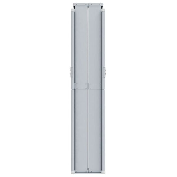 vidaXL Seitenmarkise Ausziehbar Creme 220x1200 cm
