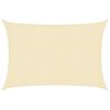 vidaXL Sonnensegel 160 g/m&sup2; Creme 2x3 m HDPE