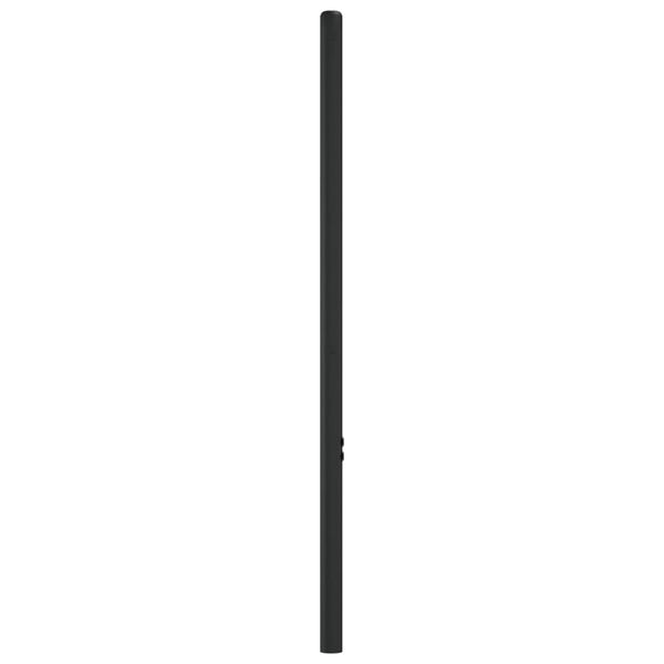 vidaXL Ersatz-Kopfteil Metall Schwarz 107 cm