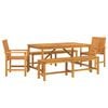 vidaXL Garten Essgruppe 5 Stk. Braun Massivholz Akazie
