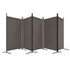 vidaXL 5-tlg. Paravent Anthrazit 433x180 cm Stoff