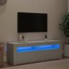 vidaXL TV-Schrank mit LED-Leuchten Wei&szlig; 120x35x40 cm