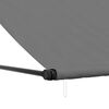 vidaXL Markise Einziehbar Anthrazit 200x150 cm Stoff und Stahl