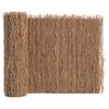 vidaXL Reisigmattenzaun Braun 600 x 125 cm Bast