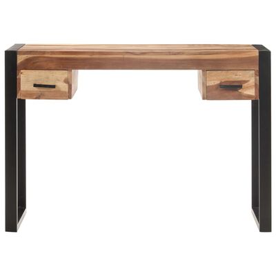 vidaXL Schreibtisch 110x50x76 cm Massivholz