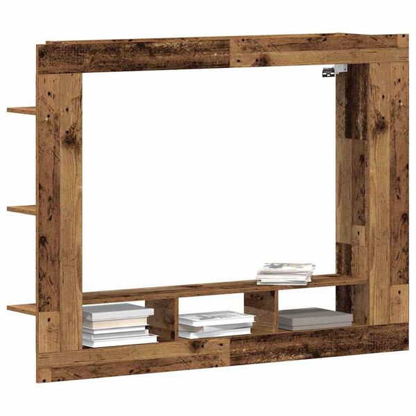 vidaXL TV-Schränk Wandmontiert Altholz 152 x 22 x 113 cm Holzwerkstoff