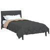 vidaXL Ganzjahresbettdecke Anthrazit und Taupe 200 x 155 cm Mikrofaser
