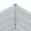 vidaXL Hochbeet Hellbraun 160 x 40 x 45 cm Verzinkter Stahl