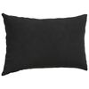 vidaXL Sofakissen 2 St&uuml;ck Schwarz 50 x 30 cm Cordstoff