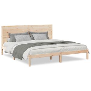 vidaXL Massivholzbett Extra Lang ohne Matratze 180x210 cm
