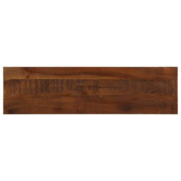 vidaXL Tischplatte 100x40x2,5 cm Rechteckig Altholz Massiv