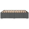 vidaXL Bettgestell ohne Matratze Dunkelgrau 140x200 cm Stoff