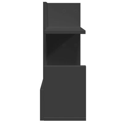 vidaXL Schreibtisch-Organizer Schwarz 49x20x52,5 cm Holzwerkstoff
