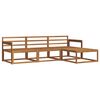 vidaXL Outdoor-Sofagarnitur 4 Stk. Natur Massivholz Akazie
