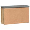 vidaXL Schuhbank Artisan-Eiche 82x32x50 cm Holzwerkstoff