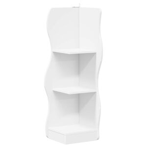 vidaXL Eckregal Wei&szlig; 34 x 33 x 102 cm Holzwerkstoff
