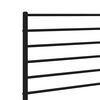 vidaXL Ersatz-Kopfteil Metall Schwarz 160 cm
