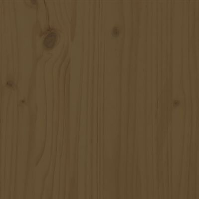 vidaXL Massivholzbett Kiefer 150x200 cm Honigbraun