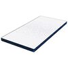 vidaXL Matratzenauflage Wei&szlig; 120 x 200 cm Jacquard-Stoff