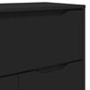 vidaXL Badezimmerschrank Schwarz 72,5 x 36,5 x 100 cm Holzwerkstoff